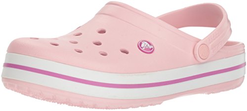 Crocs Crocband Unisex, Zuecos Mujer, Pearl Pink/Wild Orchid, 39/40 EU Crocs Crocband Unisex, Zuecos Mujer, Pearl Pink/Wild Orchid, 39/40 EU