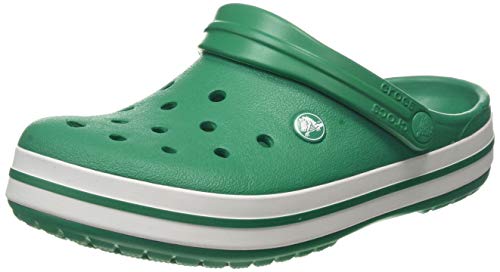 Crocs Crocband, Zuecos Unisex Adulto, Verde (Deep Green/White 3tl), 38/39 EU