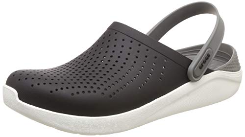 Crocs Literide Clog, Obstrucción Mujer, Negro (Black/Smoke), 42/43 EU