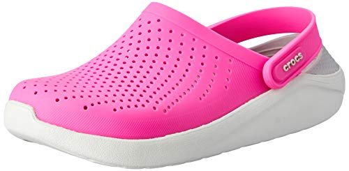 Crocs Literide Clog, Obstrucción Unisex Adulto, Rosa (Electric Pink/Almost White), 37/38 EU