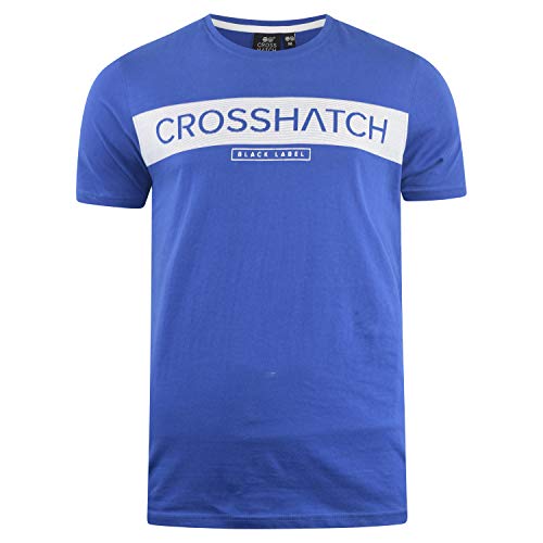 Crosshatch MANTARE Camiseta, Sodalita Azul, M para Hombre Crosshatch MANTARE Camiseta, Sodalita Azul, M para Hombre