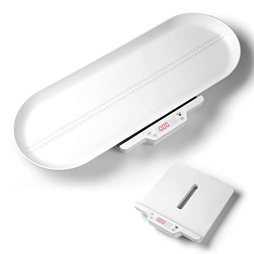 CRZDEAL Báscula Digital para Bebés Rango de Pesaje de 50g a 100kg Balanza Bebe con Bandeja de Pesaje Extraíble Báscula para Niños Adecuado para Recién Nacido/ Niños Pequeños/ Adultos CRZDEAL Báscula Digital para Bebés Rango de Pesaje de 50g a 100kg Balanza Bebe con Bandeja de Pesaje Extraíble Báscula para Niños Adecuado para Recién Nacido/ Niños Pequeños/ Adultos