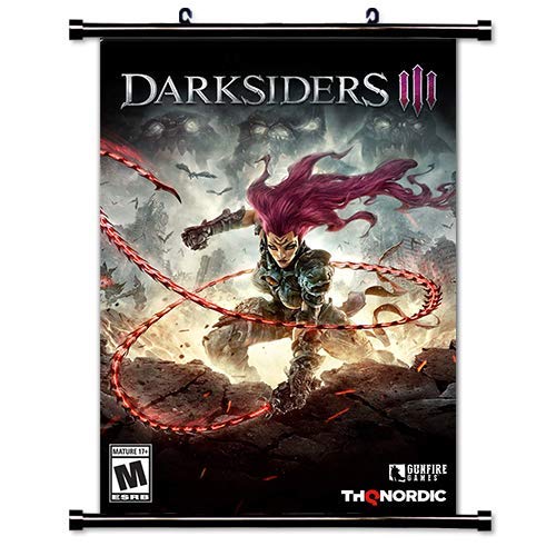 Daaint baby Darksiders 3 Game Fabric Wall Scroll Poster (16x24) Inches [VG] Darksiders 3-1