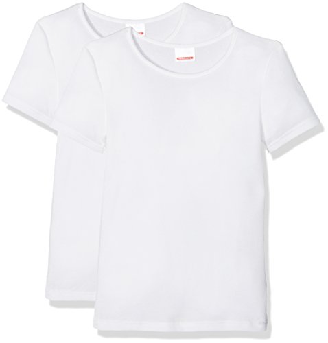Damart Lot de 2 tee-Shirts Thermolactyl Camiseta térmica, Blanc (Blanc), 14 años (Pack de 2) para Niñas