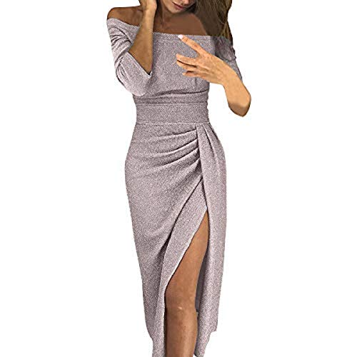 Damas Moda Bolso Cadera Cuello Abierto Vestido Brillante Vestido de Cristal Vestido de Noche Vestido de Noche Fiesta Fiesta sin Tirantes Sexy Elegante riou Damas Moda Bolso Cadera Cuello Abierto Vestido Brillante Vestido de Cristal Vestido de Noche Vestido de Noche Fiesta Fiesta sin Tirantes Sexy Elegante riou
