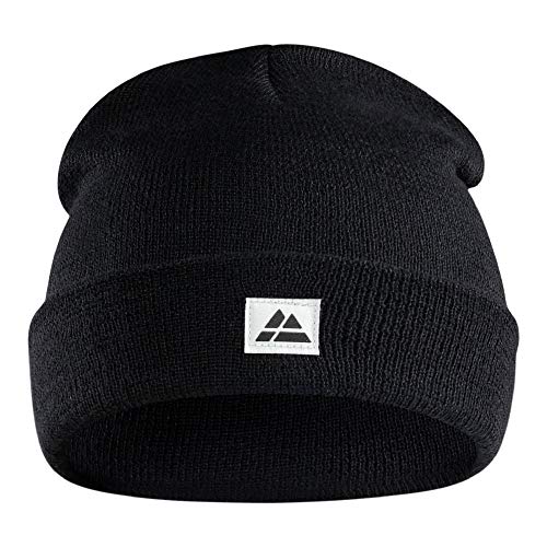 DANISH ENDURANCE Gorro de Punto Poliéster 100% Reciclado (Negro)