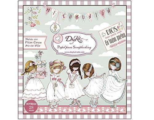 Dayka Trade Libro Scrap niña comunión 28 20x20cm Dayka Trade Libro Scrap niña comunión 28 20x20cm