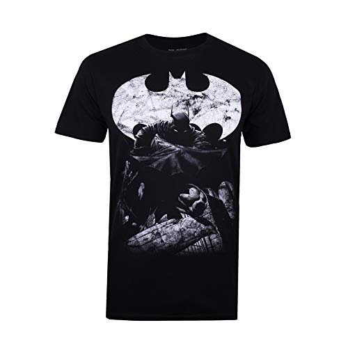 DC Comics Dark Knight Camiseta, Negro (Black Blk), Medium (Talla del Fabricante: Medium) para Hombre DC Comics Dark Knight Camiseta, Negro (Black Blk), Medium (Talla del Fabricante: Medium) para Hombre