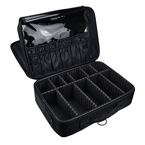 DCCN Maletín cosmético Profesional. Neceser Beauty Case Equipaje de Viaje con Correa DCCN Maletín cosmético Profesional. Neceser Beauty Case Equipaje de Viaje con Correa