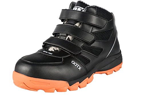 DDTX Botas de Seguridad Hombre (Puntera Compuesta,Entresuela de Kevlar,Aislamiento) Zapatos de Trabajo de Electricista Cómodas Transpirables Negro Talla 46