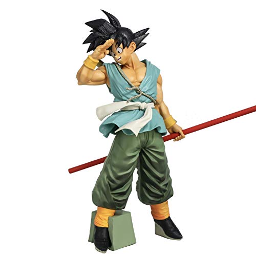 DEALBUHK 34 cm Anime Super Master Star Movie SMSP Son Goku PVC Modelo de acción Modelo de Juguete
