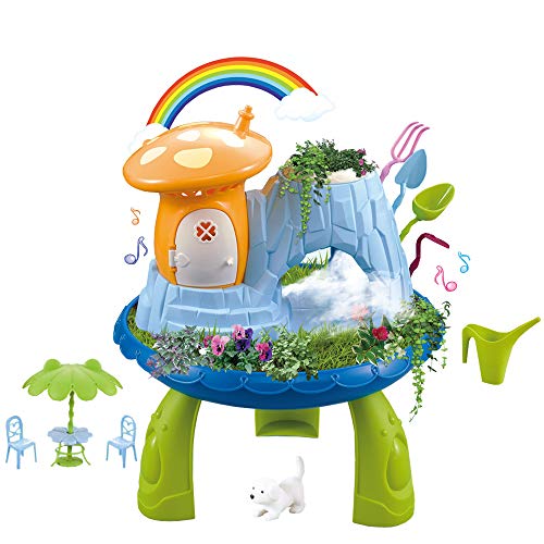 deAO Jardín en Miniatura Mi Cuento de Hadas Casita en el Bosque Mágico con Características de Niebla Juego de Botánica Infantil Incluye Semillas, Tierra y Accesorios Casa Encantada de Muñecas deAO Jardín en Miniatura Mi Cuento de Hadas Casita en el Bosque Mágico con Características de Niebla Juego de Botánica Infantil Incluye Semillas, Tierra y Accesorios Casa Encantada de Muñecas