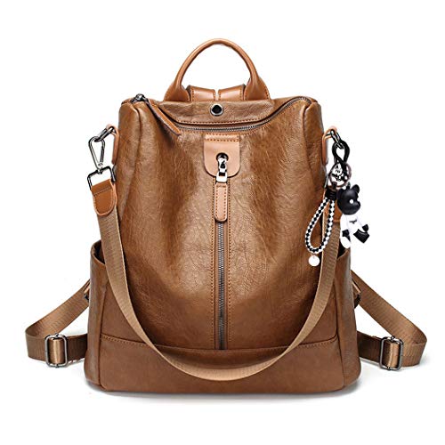 DEERWORD Mujer Bolsos mochila Bolsas escolares Bolsos bandolera Shoppers y bolsos de hombro Cuero de PU Barna V2 DEERWORD Mujer Bolsos mochila Bolsas escolares Bolsos bandolera Shoppers y bolsos de hombro Cuero de PU Barna V2