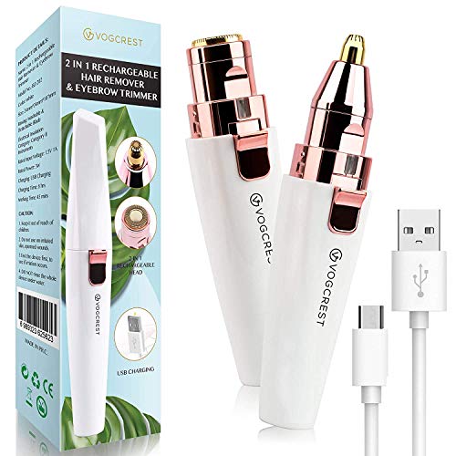 Depiladora Facial Mujer Perfilador de Cejas y Removedor Vello Facial, Depiladora Mujer 2 en 1 Rasuradora Mujer para Cejas y Removedor de Vellos Sin Dolor Cejas Labios Nariz Cuerpo Depiladora Facial Mujer Perfilador de Cejas y Removedor Vello Facial, Depiladora Mujer 2 en 1 Rasuradora Mujer para Cejas y Removedor de Vellos Sin Dolor Cejas Labios Nariz Cuerpo