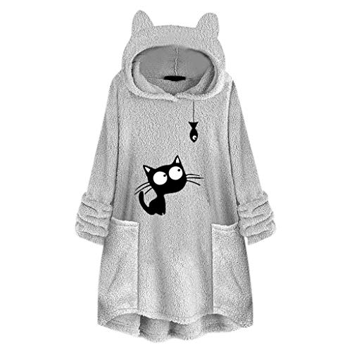 Deportivas Sudaderas Mujer Largas Anchas Sudaderas Chicas Invierno Otoño Sudadera con Capucha Mujer Tallas Grandes Chaqueta Deportivas Sudaderas Mujer Largas Anchas Sudaderas Chicas Invierno Otoño Sudadera con Capucha Mujer Tallas Grandes Chaqueta