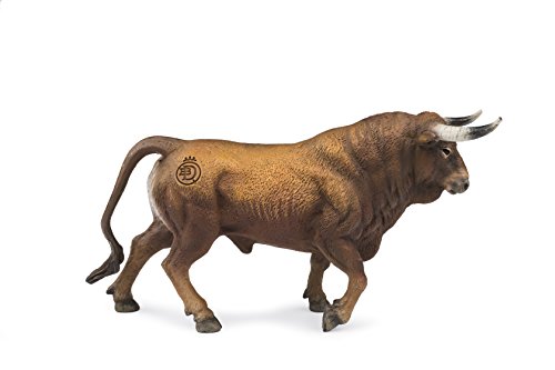 Deqube- Bravo Colorado Trotando Figura de Toro, Color Marrón, 17X8X4,2 (1) Deqube- Bravo Colorado Trotando Figura de Toro, Color Marrón, 17X8X4,2 (1)
