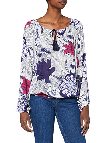 Desigual Blus_Verona, Azul (Navy 5000), X-Large para Mujer Desigual Blus_Verona, Azul (Navy 5000), X-Large para Mujer