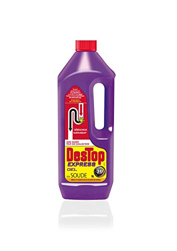 Destop – Lote de 2 geles desatascador canalización Express – 1 l Destop – Lote de 2 geles desatascador canalización Express – 1 l