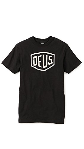 Deus Exa Machina Shield - Camiseta de manga corta, color negro