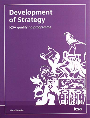Development of Strategy: ICSA qualifying programme Development of Strategy: ICSA qualifying programme