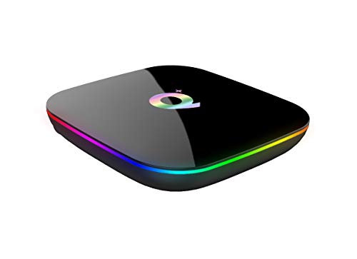 DeWEISN Android 9.0 TV Box, Q Plus Smart Box 4GB RAM 64GB ROM H6 Quad-Core cortex-A53 Mali T720 GPU Reproductor Multimedia 2.4GHz WiFi 6K H.265 100M Enternet con USB 3.0 Caja de Televisor DeWEISN Android 9.0 TV Box, Q Plus Smart Box 4GB RAM 64GB ROM H6 Quad-Core cortex-A53 Mali T720 GPU Reproductor Multimedia 2.4GHz WiFi 6K H.265 100M Enternet con USB 3.0 Caja de Televisor