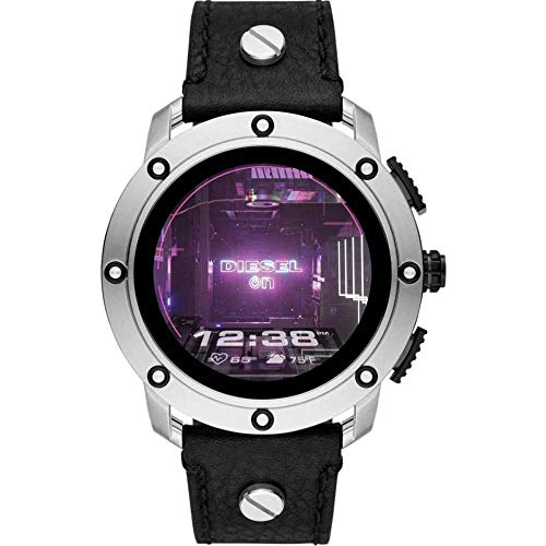 Diesel Smartwatch Pantalla táctil para Hombre de Connected con Correa en Piel DZT2014