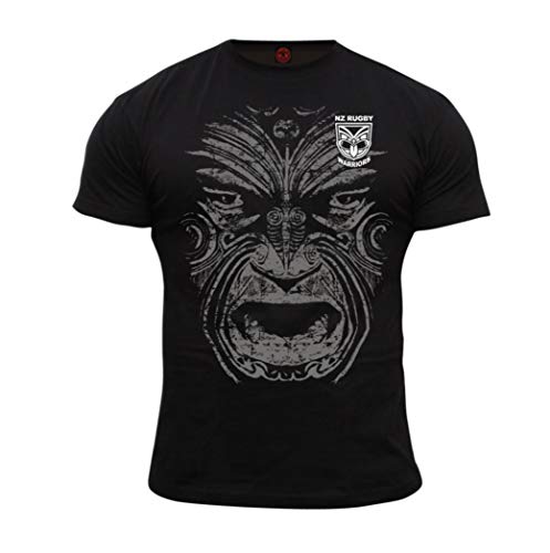 Dirty Ray Rugby New Zealand Warriors Camiseta Hombre KRB4 (XL)