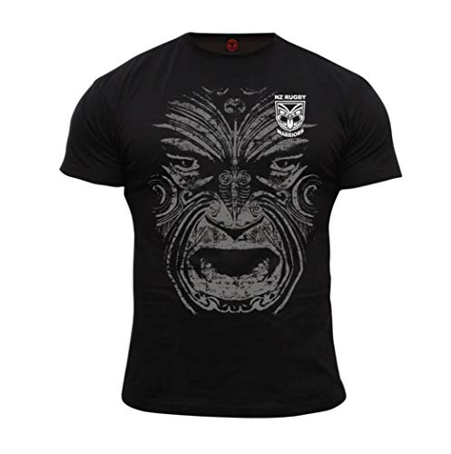 Dirty Ray Rugby New Zealand Warriors Camiseta Hombre KRB4 (XL) Dirty Ray Rugby New Zealand Warriors Camiseta Hombre KRB4 (XL)