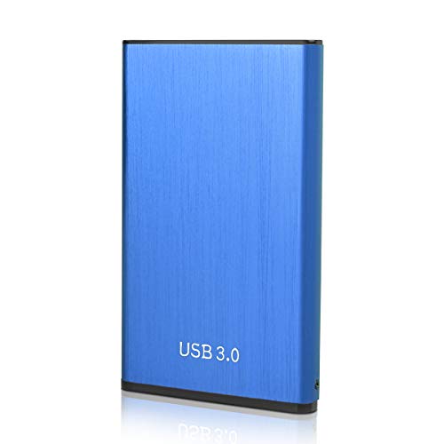 Disco Duro Externo 1tb Portátil 2.5", USB3.0 SATA HDD Almacenamiento para PC, Mac, MacBook, Chromebook, Xbox (1tb, Azul) Disco Duro Externo 1tb Portátil 2.5", USB3.0 SATA HDD Almacenamiento para PC, Mac, MacBook, Chromebook, Xbox (1tb, Azul)