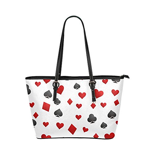 Diseñador Crossbody Handbags Icon Red Black Show Toy Funny Poker Bolso de mano de cuero Bolsos causales Bolsos con cremallera Organizador de hombro para dama Niñas Mujeres Niñas Bolso de hom