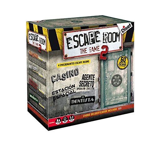 Diset- Escape room the game 2 - Juego de mesa adulto a partir de 16 años Diset- Escape room the game 2 - Juego de mesa adulto a partir de 16 años