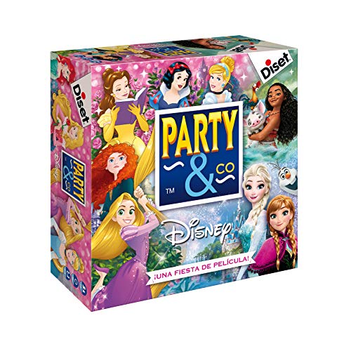 Diset - Party & Co Disney princesas - Juego de mesa infantil a partir de 4 años Diset - Party & Co Disney princesas - Juego de mesa infantil a partir de 4 años