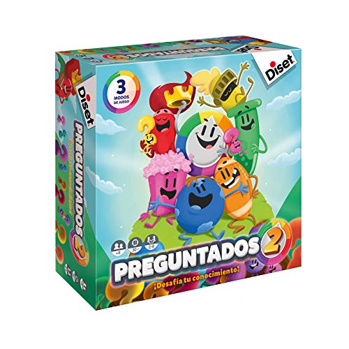 Diset - Preguntados 2 - Juego de mesa familiar a partir de 8 años Diset - Preguntados 2 - Juego de mesa familiar a partir de 8 años