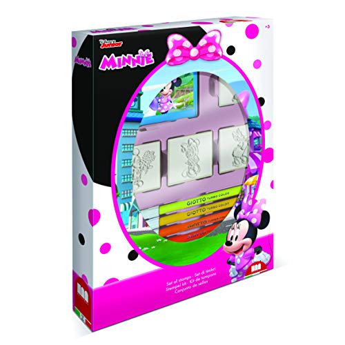 Disney Box Minnie Mouse Juego para niños de Sellos y rotuladores para pintar