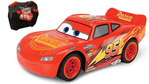 Disney Cars 203084028 RC Coches-3 Turbo Racer Rayo Mcqueen 1:24