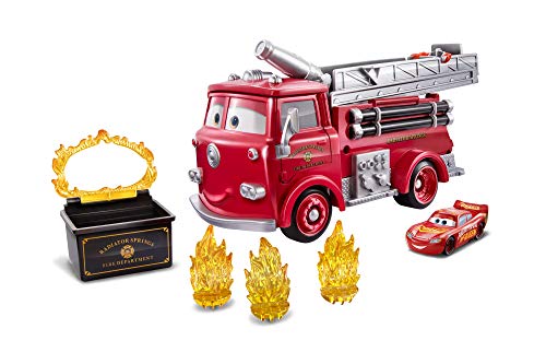 Disney Cars Camión Transportador de Coches de Juguete Rojo Acribacias con Agua (Mattel GPH80) Disney Cars Camión Transportador de Coches de Juguete Rojo Acribacias con Agua (Mattel GPH80)
