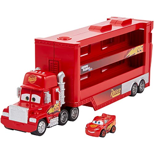 Disney Cars Pixar Camión de Mack para minicoches de Carreras de Cars (Mattel GNW34)