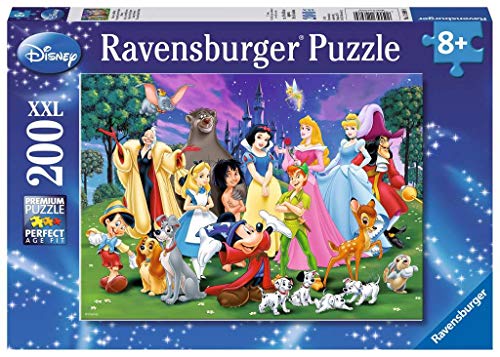 Disney Disney-12698 9 Clasic Puzzle 200 Piezas XXL, Multicolor (Ravensburger 12698 9)