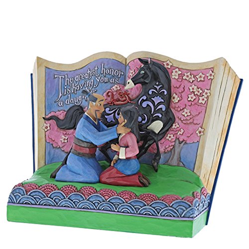 Disney El Mayor Honor La Figurina de Mulan Storybook, Resina, Multicolor, 20.00x10.00x15.00 cm