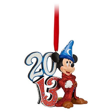 DISNEY Figura de Hechicero de Mickey Mouse de Land 2013 - Figura navideña de Walt Disney World