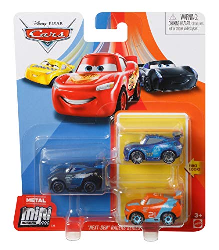 Disney Pixar Cars - Mini Racers 3 Pack - Jackson Storm, Ryan Inside Laney and Ralph Carlow
