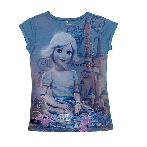 Disney Store - Camiseta de mujer con muñeca de porcelana XL