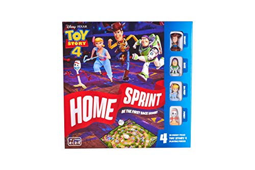 Disney Toy Story 4 Home Sprint Juego de Mesa para niños de 4 años + Multi