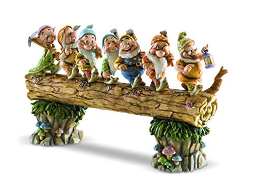 Disney Traditions Figurillas Decorativas con Diseño Traditional, Resina, Multicolor, 20 x 1.1 cm