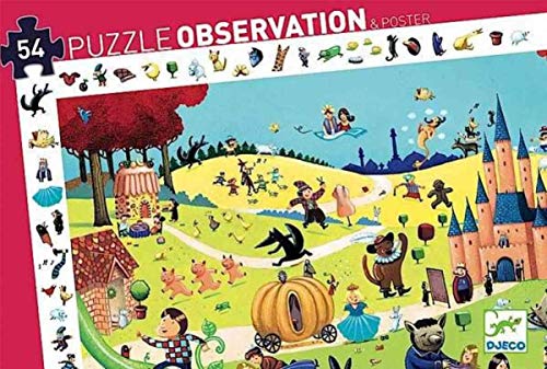 Djeco- Rompecabezas de observación, Multicolor (DJ07561)