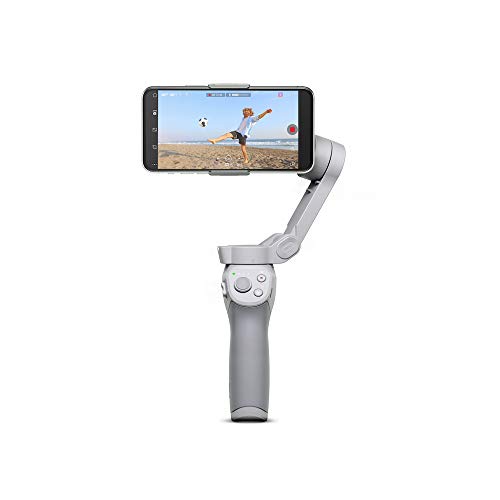 DJI OM 4 - Estabilizador de 3 Ejes para Smartphone, Diseño Magnético, Plegable y Portátil, DynamicZoom, Timelapse, Control Gestual, Modo Spin, Modo Story, Slow Motion, Panorama, Sin Care Refresh