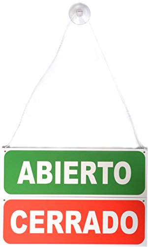 Doble cara para colgar abierto / cerrado puerta señal Doble cara para colgar abierto / cerrado puerta señal