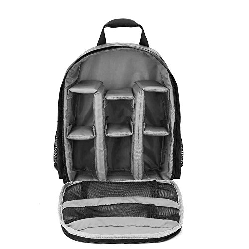 Docooler Mochilas para Cámaras, Mochila fotografia Impermeable con divisores extraíble, Mochila para Camara Reflex Digital DSLR Lentes Trípode Flash y Fotografica Accesorios, Gris Docooler Mochilas para Cámaras, Mochila fotografia Impermeable con divisores extraíble, Mochila para Camara Reflex Digital DSLR Lentes Trípode Flash y Fotografica Accesorios, Gris