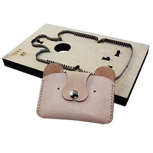 Dog Stlye Wallet Leather Cutting die, Japan Steel Blade Coin Purse Leathe Cutter Mold,DIY Leather Laser Knife die(with Hole)