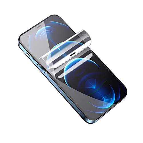 Draxlgon [2 Piezas] Película de hidrogel Compatible con iPhone 11 Pro MAX 6.5inch,Protector de Pantalla TPU Soft Full Cover (Transparente,no película de Vidrio)